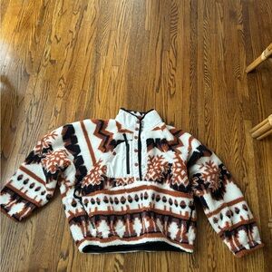 Cozy Geometric Patterned Pullover